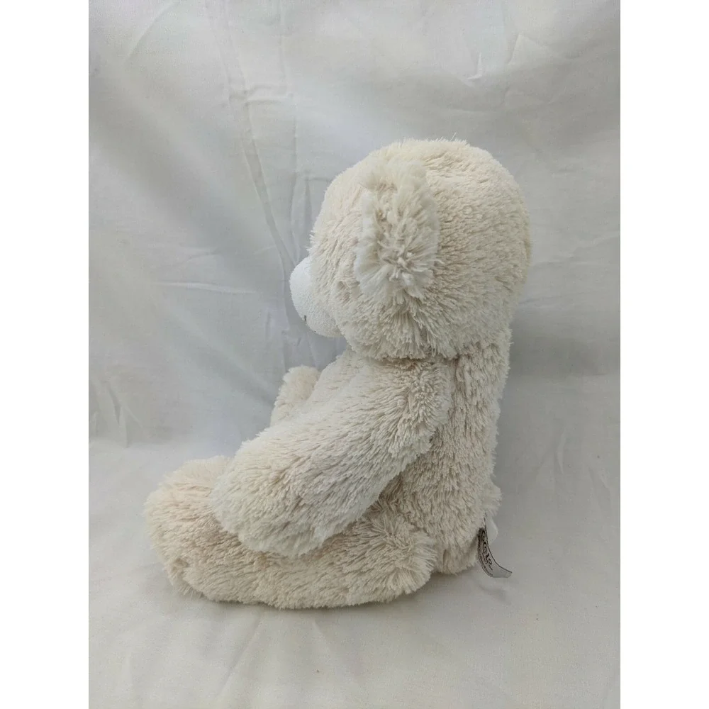 Cocalo‎ Bear Plush Rattle Beige 10 Inch Stuffed Animal Toy